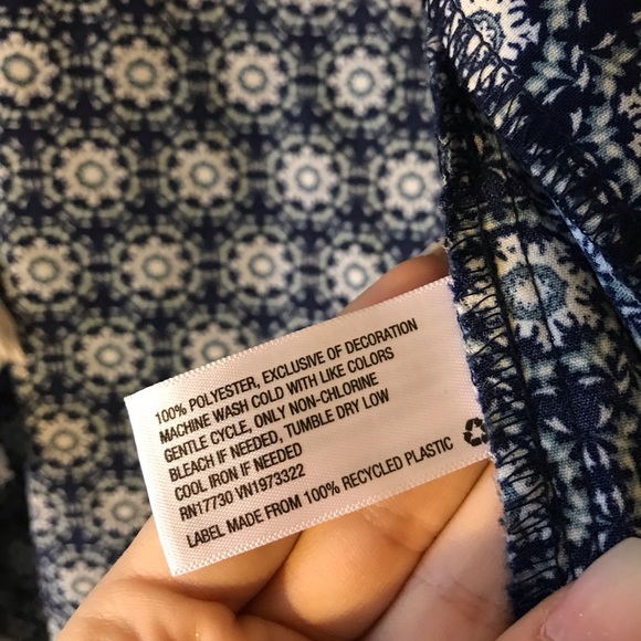 Navy and cream cardigan with frill details!!! - Picture 6 of 6